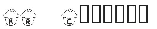 KR Cupcake.ttf图片展示