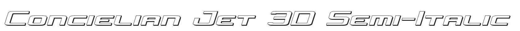 Concielian-Jet-3D-Semi-Italic.ttf