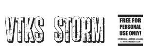 vtks storm 2.ttf图片展示