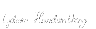 lydeke-Handwrithing.ttf
