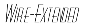 Wire-Extended-Bold-Italic.ttf