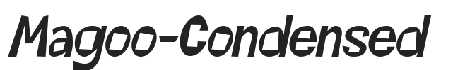 Magoo-Condensed.ttf图片展示