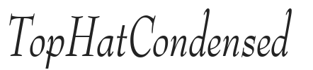 TopHatCondensed-Italic.ttf