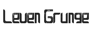 Leven Grunge.ttf图片展示